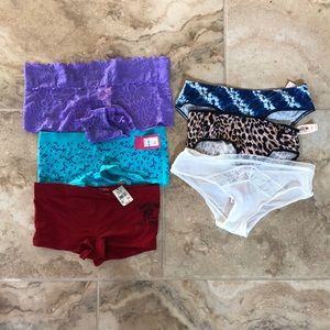 NWT Victoria Secret underwear hip hugger boy short